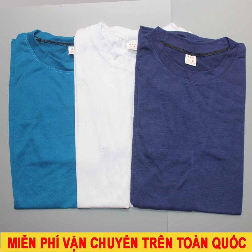 Áo Thun Cotton Nam Trơn