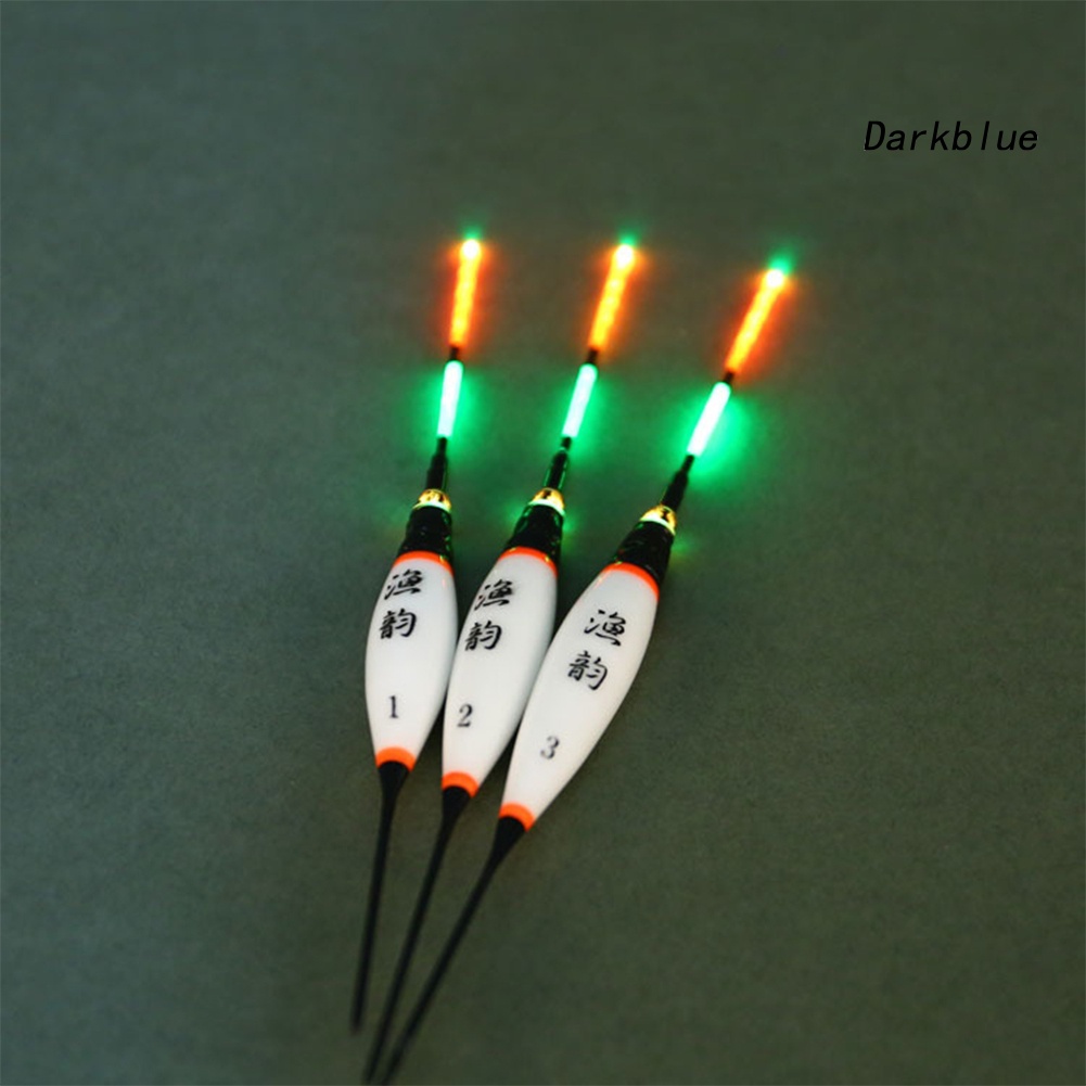 Bộ 3 Phao Câu Cá Điện Tử Có Đèn LED Phát Sáng