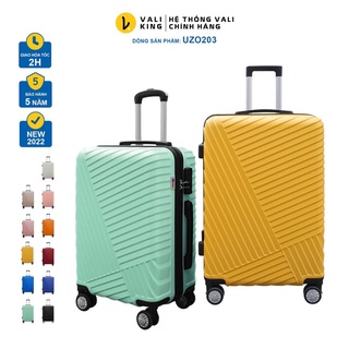 Vali kéo du lịch cao cấp UZO-203 kích thước 20, 24 inch chính hãng Hùng Phát - Bảo hành 5 năm  - Valiking
