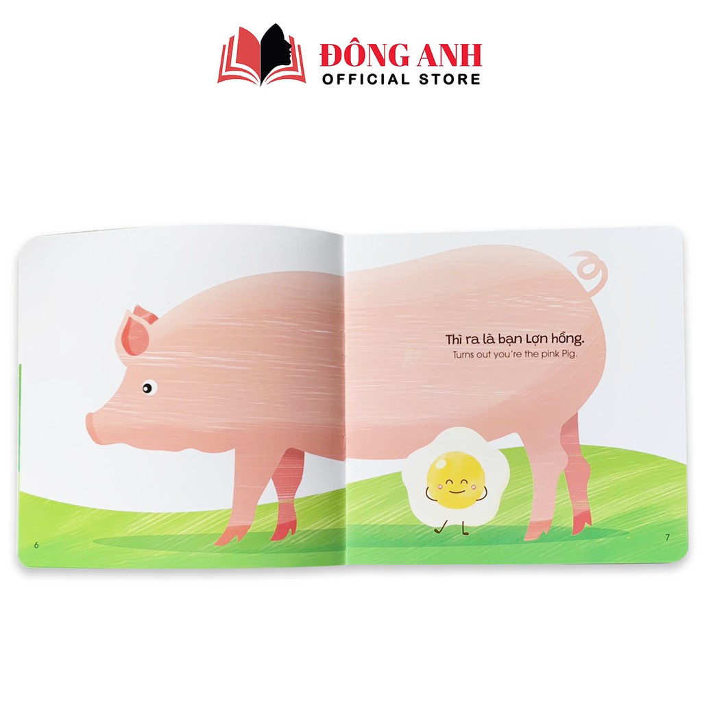 Sách - Ehon Song Ngữ 10 cuốn dành cho bé từ 0-6 tuổi có file nghe