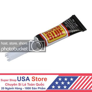 Combo 2 Tuýp Keo Dán Đa Năng Super Glue, Dính Siêu Chắc (Tuýp Xanh/Tuýp Đen)