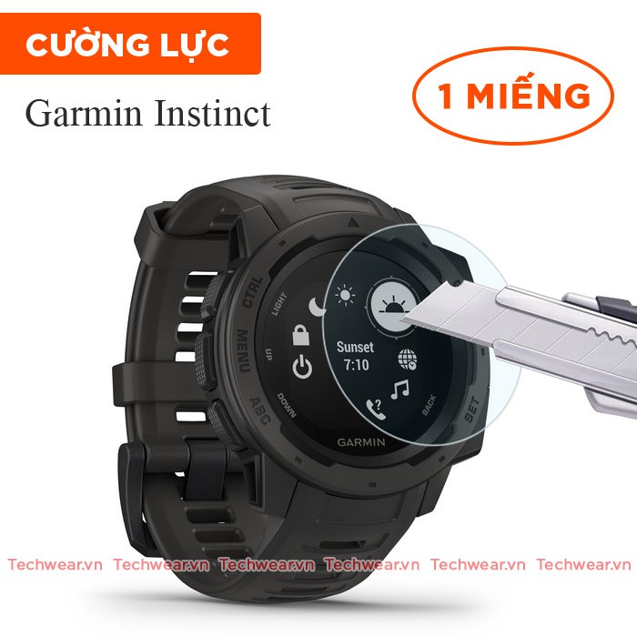 [Mã SKAMCLU9 giảm 10% đơn 100K] Kính cường lực loại xin 9H dành cho Garmin Forerunner Vivoactive Fenix Ínstinct các dòng