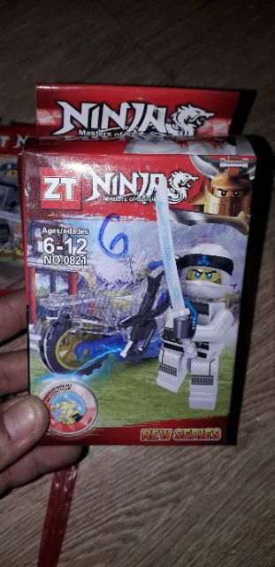 Lắp ráp 1hộp LegoNinjago Xe mô tô ZT0821 rất đẹp