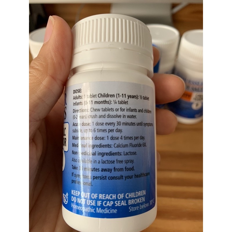 Siêu Thị Newzealand-Viên ngậm chắc khoẻ bề mặt răng cho bé-Viên ngậm Calc Flour 125 viên