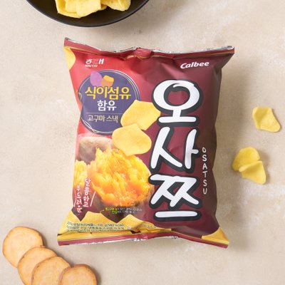 HAITAI) Snack Khoai Lang Calbee - 해태) 오사쯔 60G