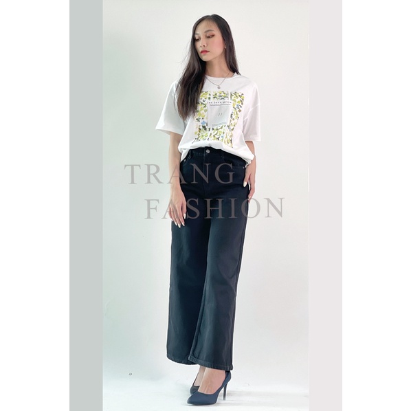 Áo thun nữ tay ngắn cổ tròn in hình họa tiết trẻ trung năng động, vải cotton mềm mại, thoáng mát
