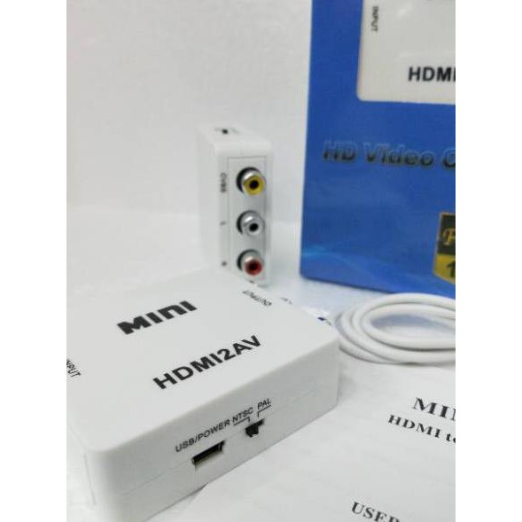 Bộ Chuyển Đổi HDMI2AV / HDMI Sang AV RCA / MINI HDMI2AV
Đầu Chuyển Đổi RCA Chuyên Dụng Tiện Lợi