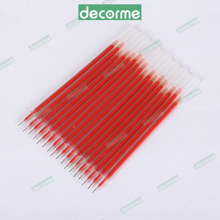 Ngòi bút gel DecorMe ruột bút gel 0.5mm 13cm lắp vừa bút gel nắp cài