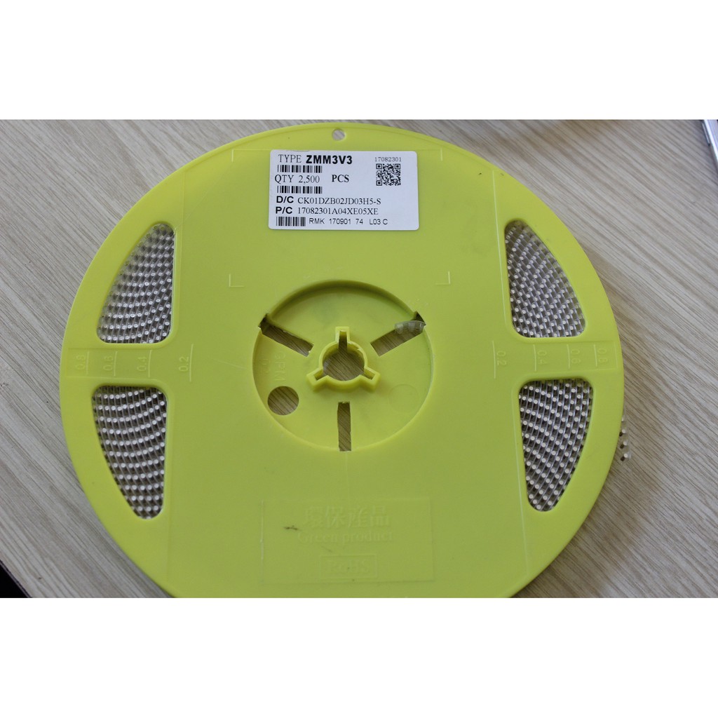 ZMM3V3 3.3V SMD 1206 0.5W LL34 (100c)