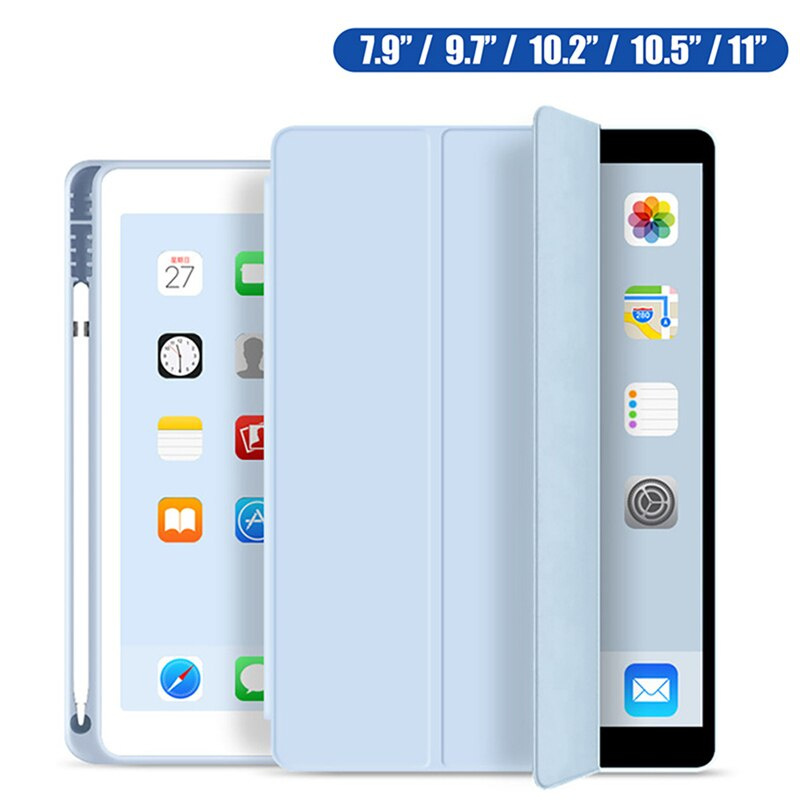 Bao Da Máy Tính Bảng Có Ngăn Đựng Bút Cho Ipad Pro 11 2021 Pro 11 2020 12.9 Air 4 10.9 7th 8th 10.2 Air 3 2 1 Mini 4 5 Giá Đỡ | BigBuy360 - bigbuy360.vn