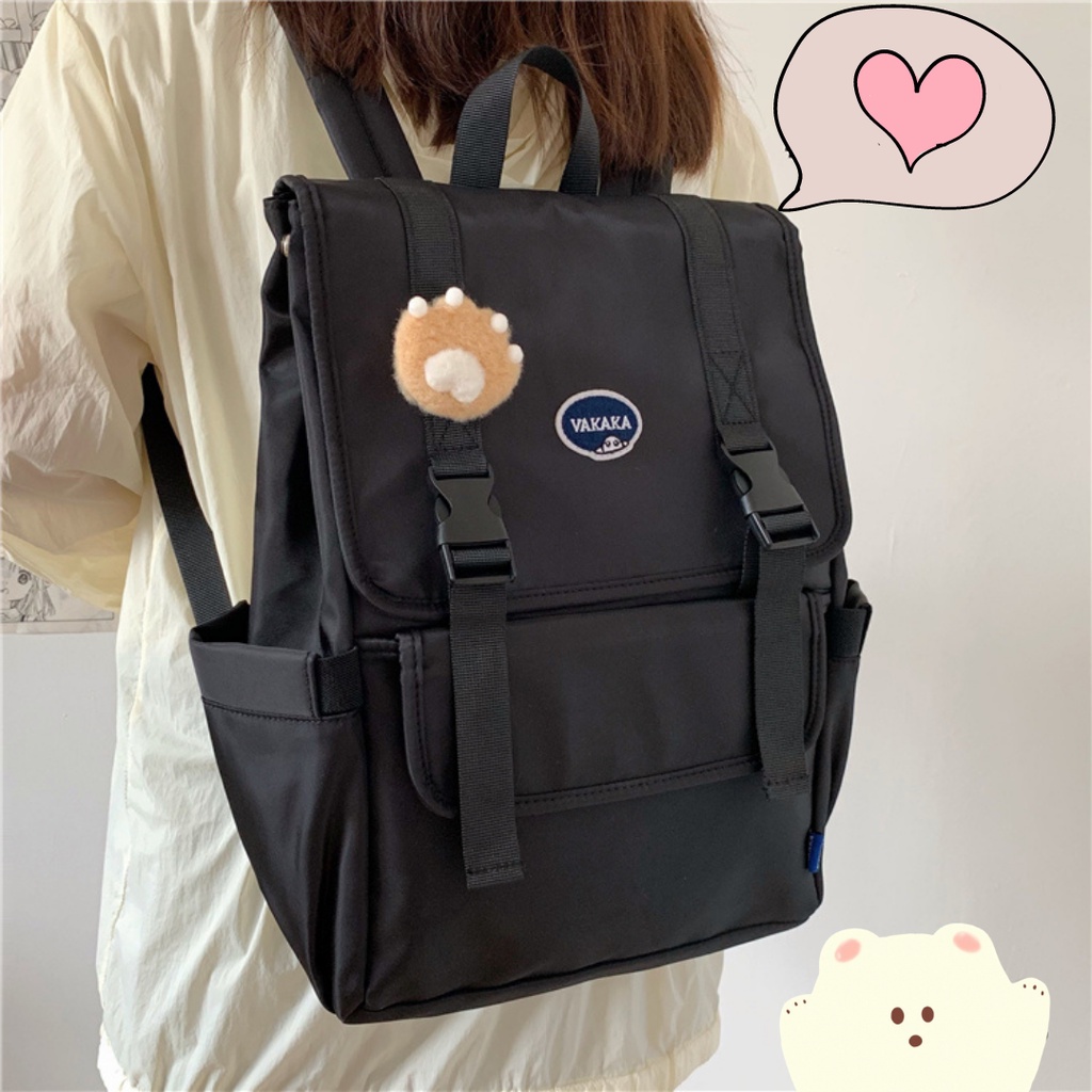 Balo cặp sách đi học nữ đơn giản ulzzang