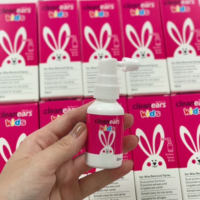 Xịt tan ráy tai Clean ears kids