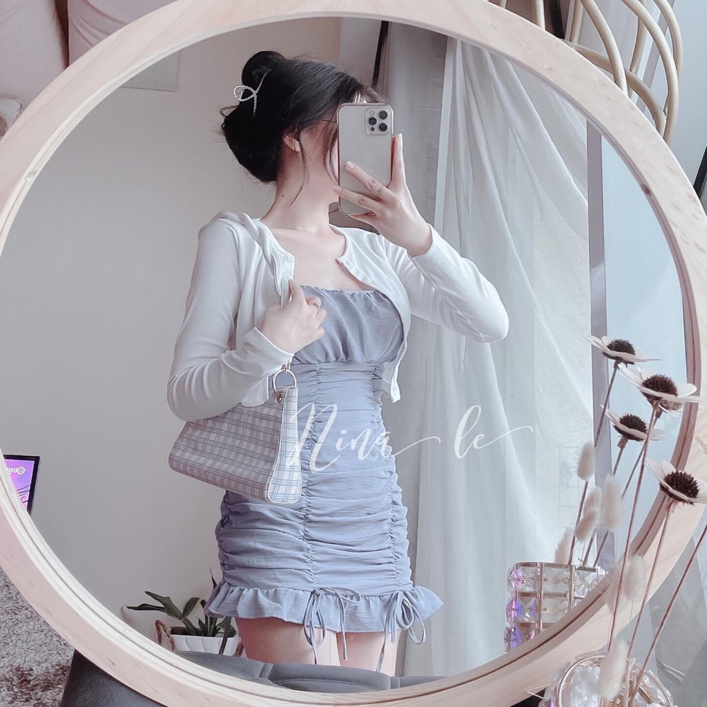Sét Váy Liền Kèm Áo Sơ Mi Đẹp | BigBuy360 - bigbuy360.vn