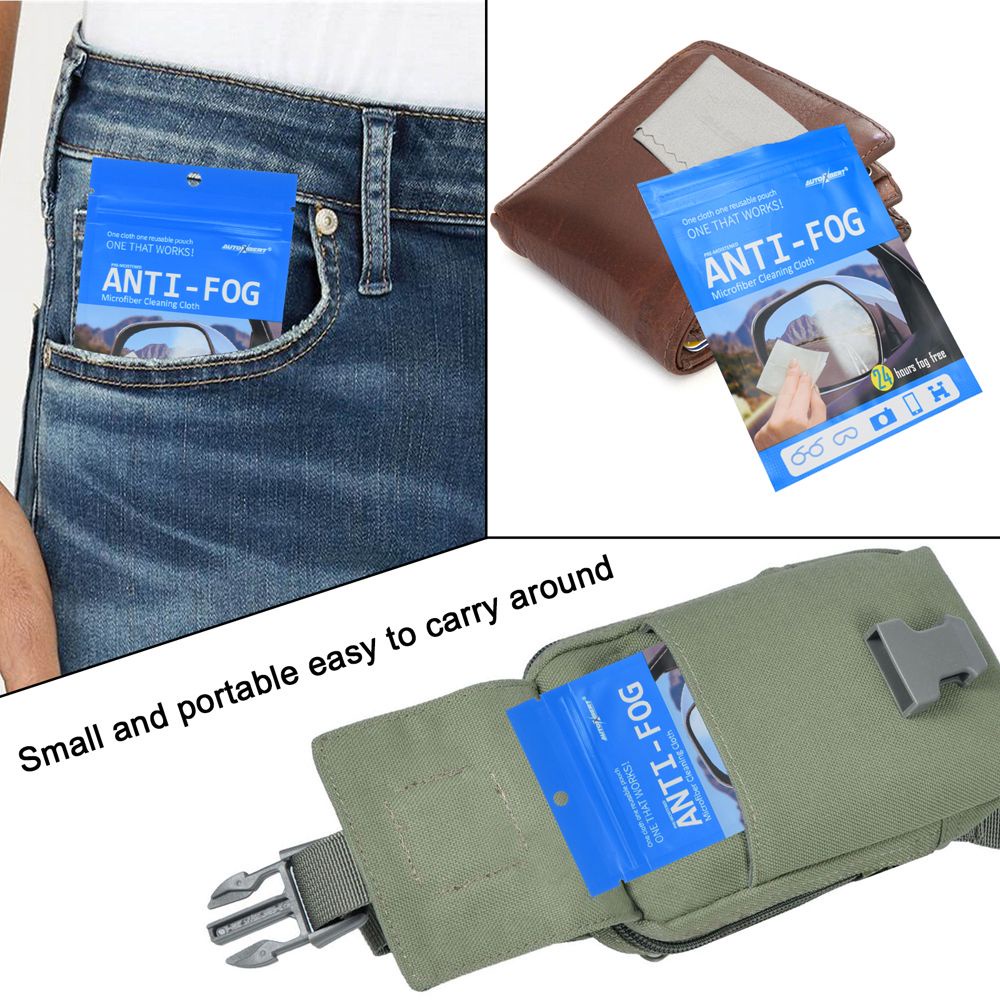 Bộ 5 khăn lau kính xe hơi chống sương mù tiện lợi đa năng