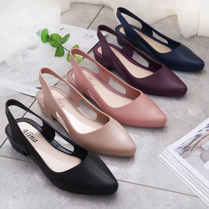 Giày Búp Bê Cao Gót Kiểu Công Chúa Xinh Xắn Cho Nữ