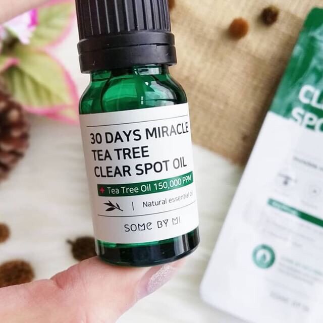 Trị Sạch Mụn Chỉ Trong 30 Ngày - Tinh Dầu Tràm Trà Thần Kỳ Some By Mi 30 Days Miracle Tea Tree Clear Spot Oil 10ml