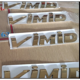Chữ nổi Vimid mạ crom sáng bóng đẹp chuẩn nhà máy