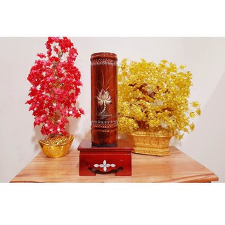 Ống nhang gỗ cao 23cm