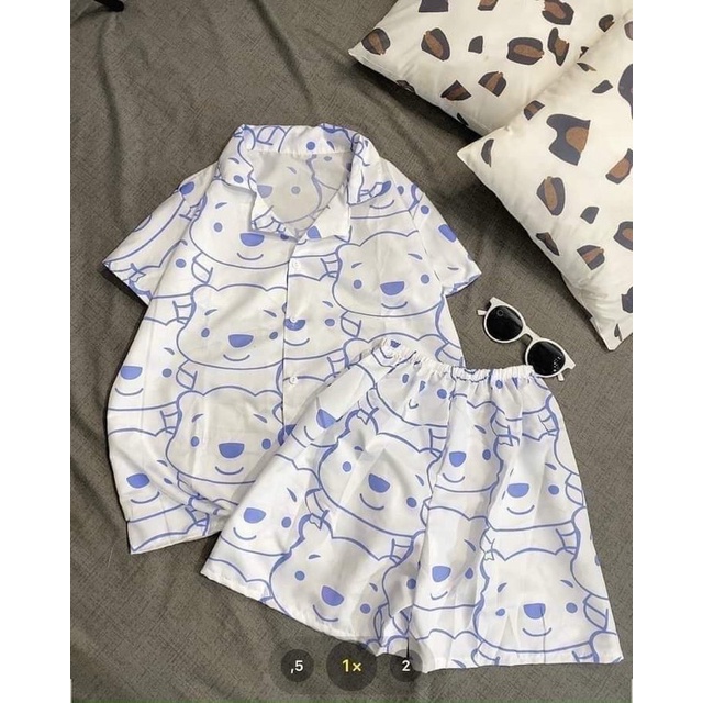 Đồ bộ pijama đùi Kate freesize&lt;60kg