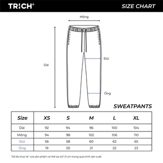 Basic Sweatpants V.1 ( Bảng màu 2) / Quần nỉ ống bo TRICH