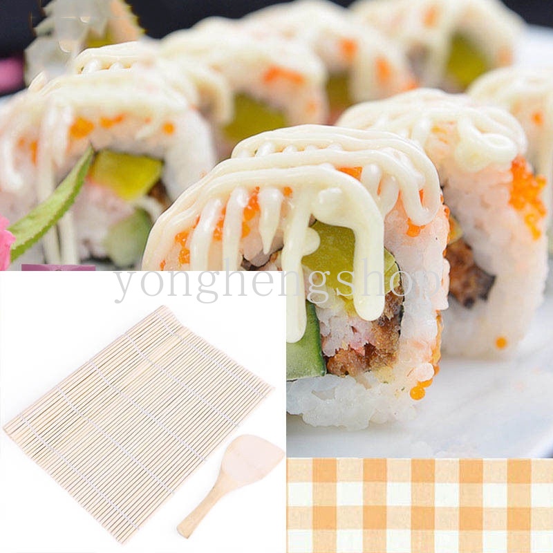 Thảm Tre Làm Cơm Cuộn Sushi Chống Dính Tiện Dụng