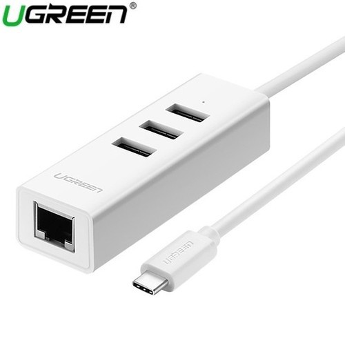 Cáp Chuyển USB Type C to Lan + USB HUB Ugreen 20792 - Hàng Chính Hãng