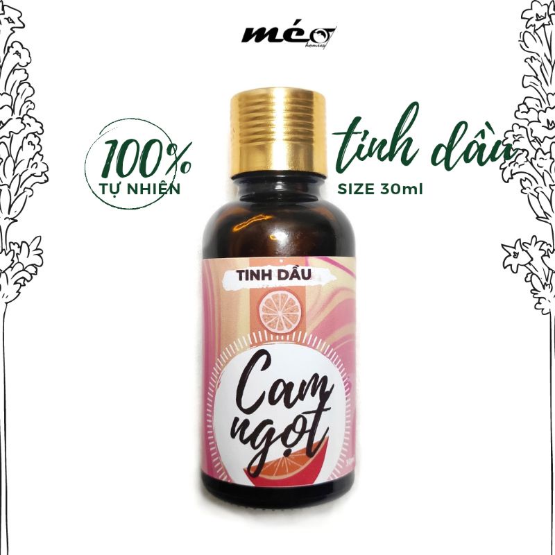 Tinh dầu CAM ngọt mát thiên nhiên nguyên chất - Size 30ml - Méo Homies