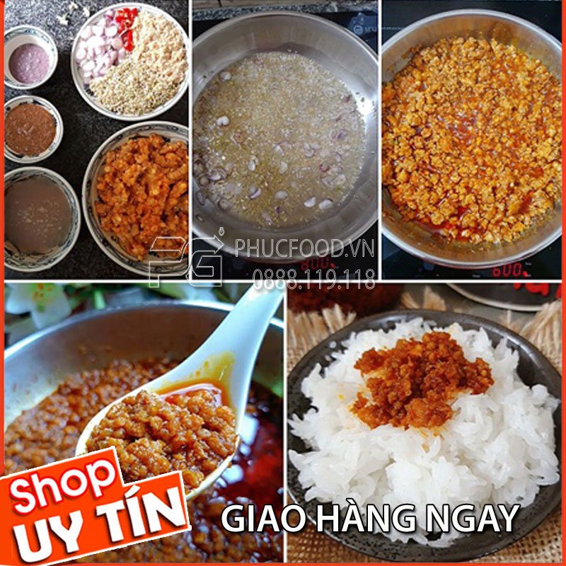 Mắm Tép Chưng Thịt Cao Cấp Hạ Long hiệu Phúc Food Bán Sỉ Lẻ Bao Chất Lượng Hộp 250 Gam, 500 Gam, 1kg