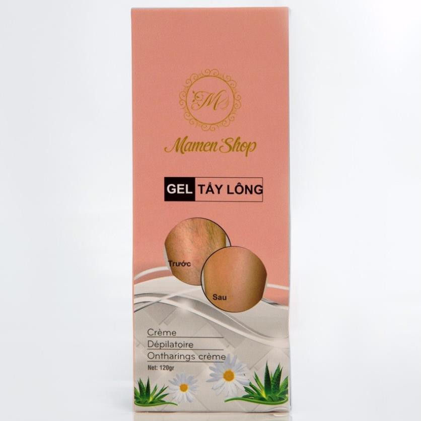 Kem tẩy lông vĩnh viễn vùng kín bikini nách Mamen Shop 120ml an toàn cho mọi loại da nhạy cảm