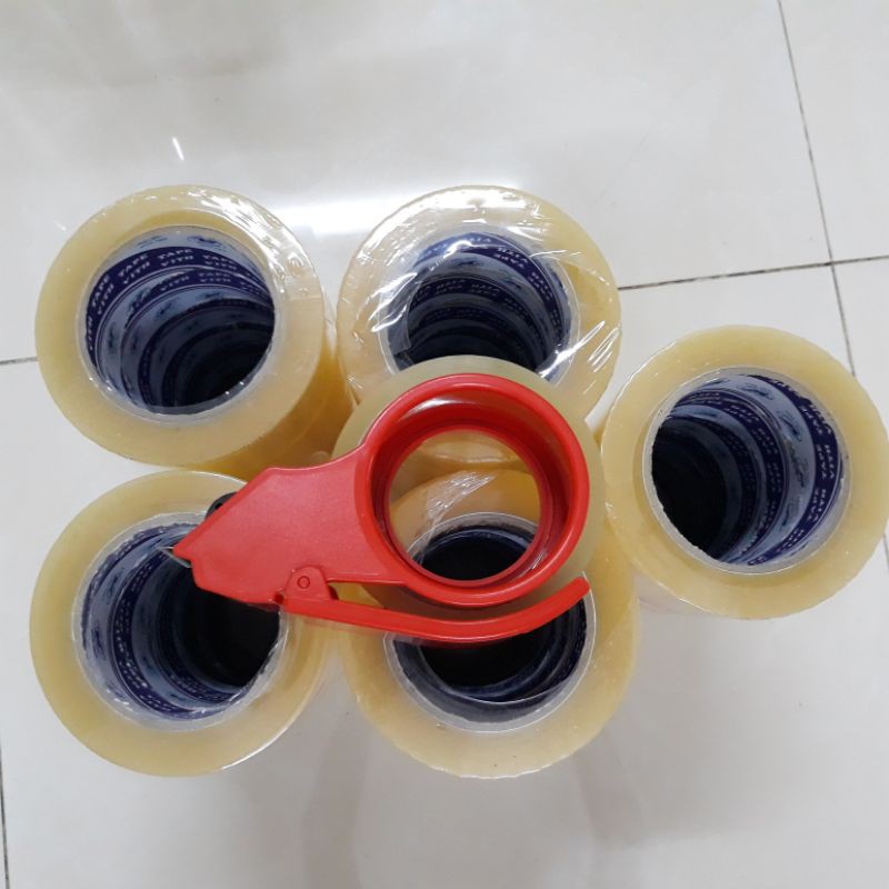 BĂNG KEO TRONG 200Y, LÕI GIẤY SIÊU MỎNG