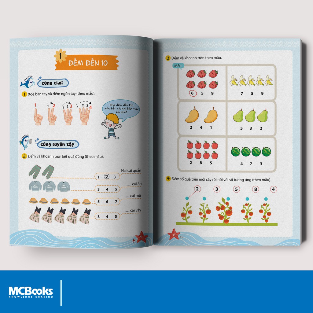 Sách - POMath - Toán tư duy cho trẻ em 1 - MCBooks