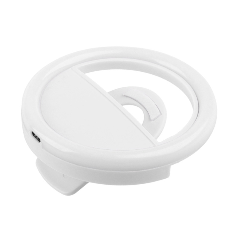 Vòng Đèn LED USB Mini Có Thể Điều Chỉnh Độ Sáng Kèm Kẹp Gắn Dùng Quay Video/Phát Trực Tuyến