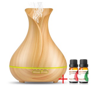 Máy xông tinh dầu Tulip giúp khuếch tán, tỏa hương tinh dầu, tạo độ ẩm, xông phòng, tặng kèm điều khiển từ xa - HP