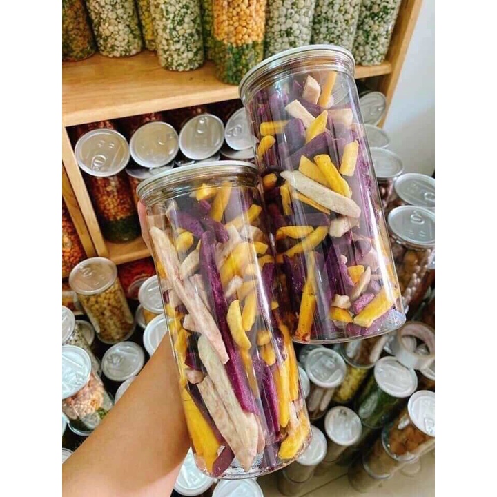 KHOAI SẤY SỢI MIX 3 VỊ GIÒN TAN NHỨC NÁCH LUN QUÝ DZỊ ƠI