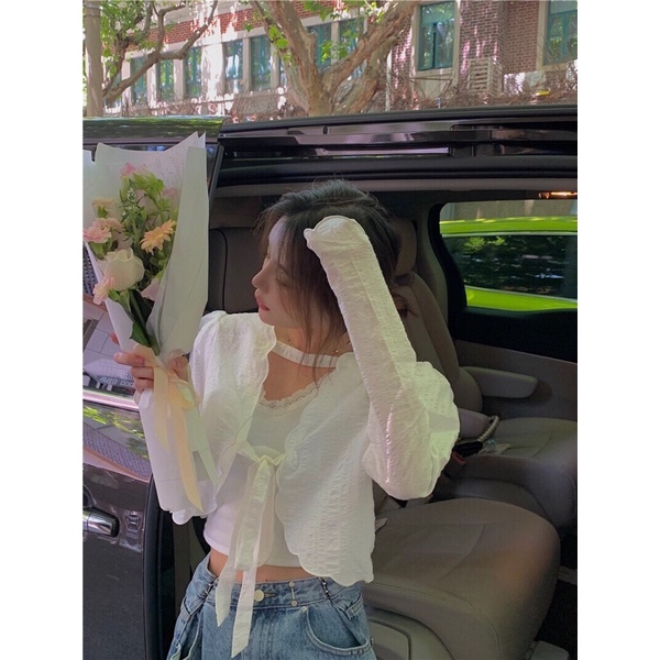 💕✨Áo khoác tay dài kiểu cách cho nàng nhẹ nhàng💕 ảnh thật ở cuối