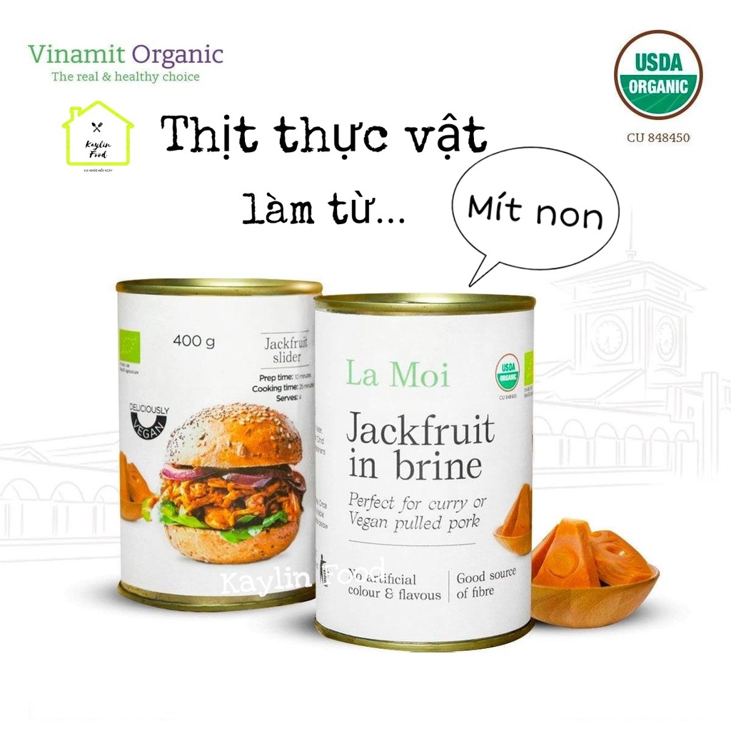 Mít non La Moi Vinamit 400g thịt thực vật mang giá trị dinh dưỡng tuyệt vời