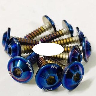 Bộ 10 con ốc Proti răng Thưa Xi Titan gắn dàn áo xe máy (Inox 100%)