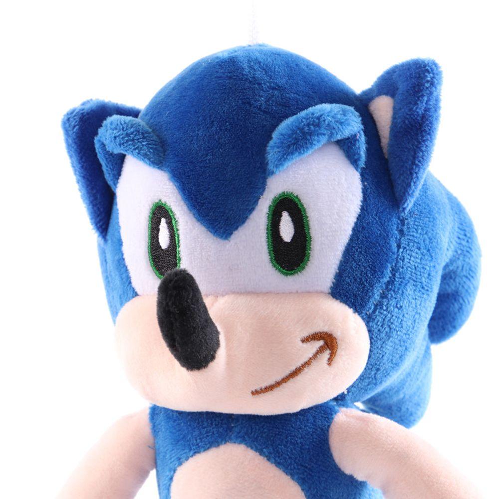 Búp Bê Sonic Nhồi Bông Mềm Mại Treo Móc Khóa Trang Trí Túi Xách