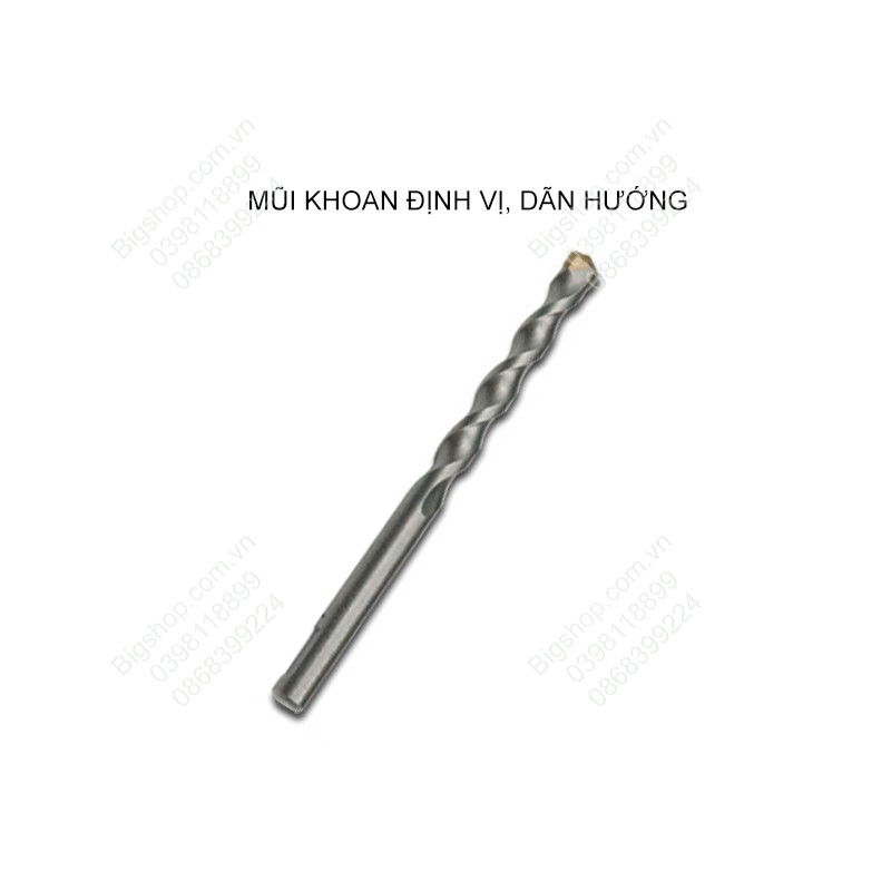 Mũi khoan định vị, dẫn hướng cho mũi khoan khoét lỗ tường bê tông, tường gạch
