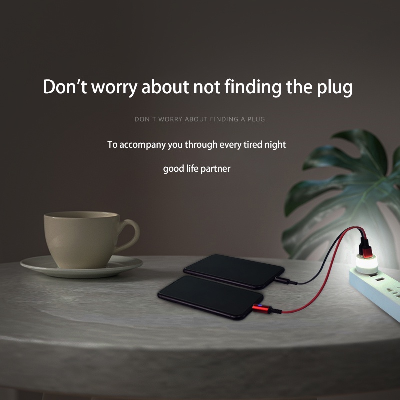 Đèn Ngủ USB Tròn Siêu Sáng Đa Năng Sáng Tạo Tiện Dụng