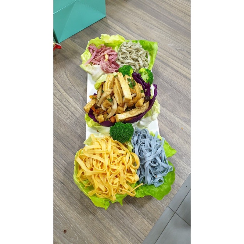 Mì rau củ thập cẩm Duy Anh Food- Mì tươi 100% organic-Mì không chiên