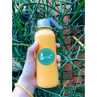 Combo 5 chai thủy tinh đựng sữa hạt 300ml