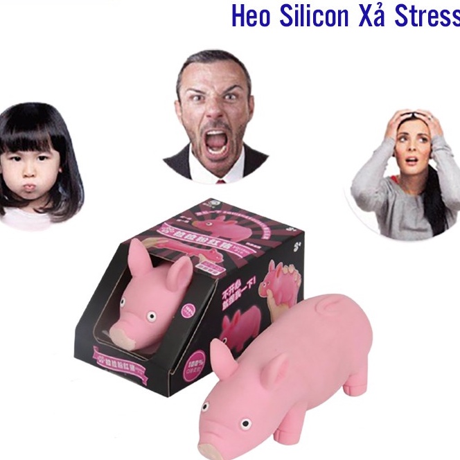 Heo Xả Stress, Lợn Xả Stress Thay Đổi Hình Dạng Chất Liệu Nhựa Đàn Hồi TPR Giải Tỏa Căng Thẳng