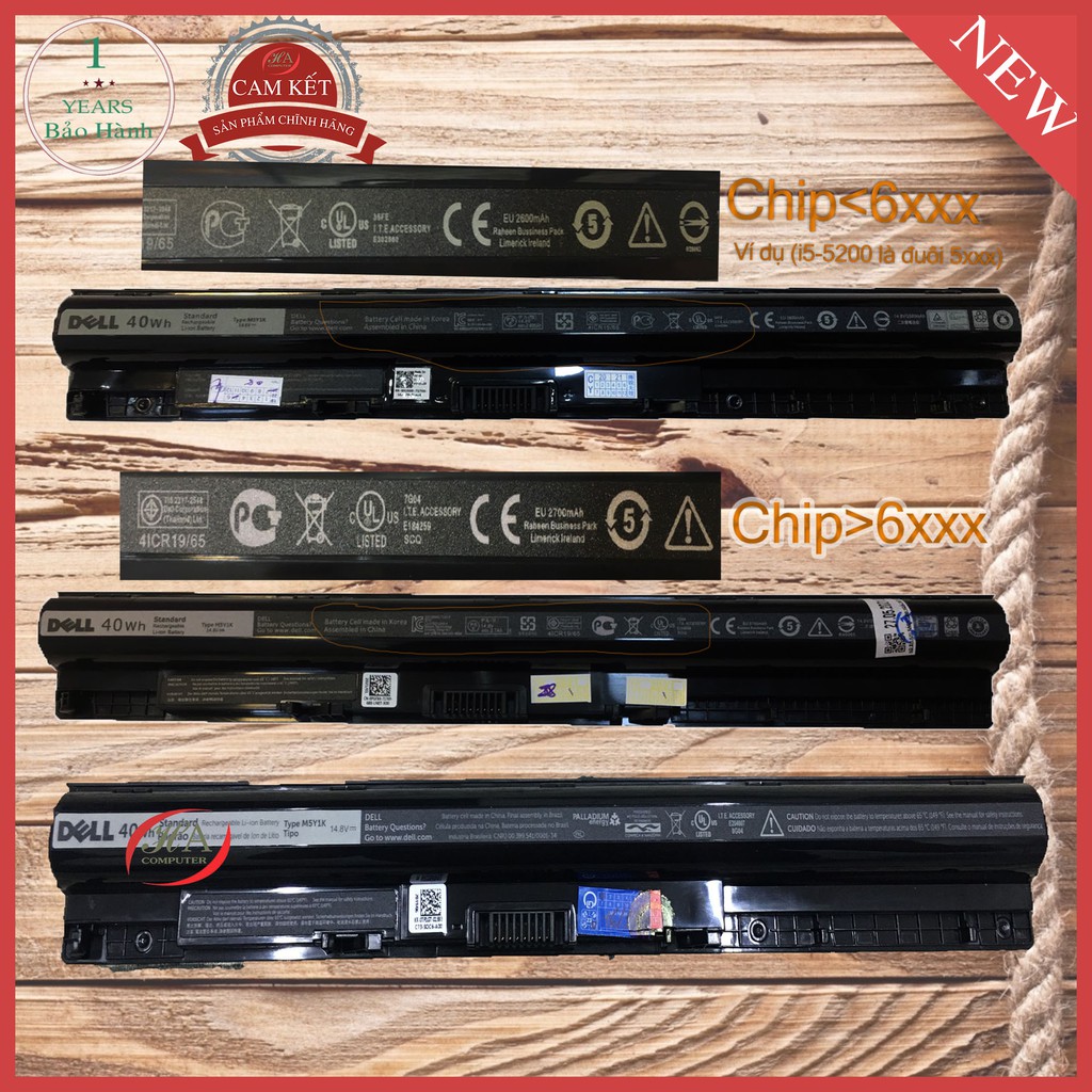 Pin dell Inspiron 3558