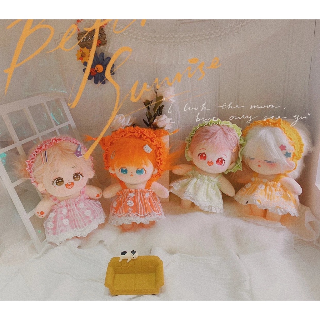 Set váy ren cho doll 20cm