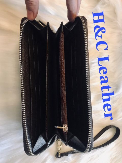 Ví da cá sấu thật 1 khuôn nhỏ