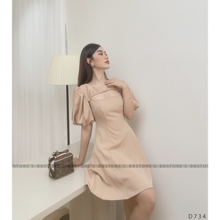  [BBSTORE'S] Đầm Xoè Khoét Ngực - D734