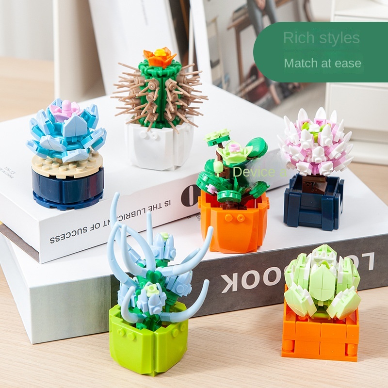 Bộ Đồ Chơi Lắp Ráp Chậu Cây Cảnh Dành Cho Trẻ