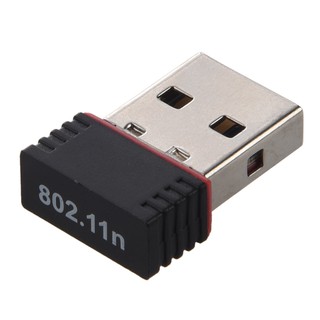 Bộ điều hợp card mạng NANO USB WiFi không dây 802.11n 150M kèm phụ kiện