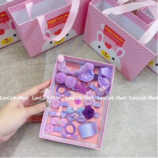 Set Phụ Kiện Kẹp Tóc Cho Bé Fullbox